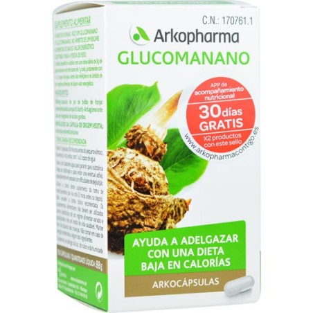 Arkopharma Glucomanano 150 cápsulas